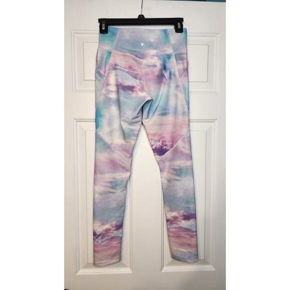 Old Navy Girls Active High Rise Powersoft Leggings & Skort Size 10/12 Marbled - Picture 2 of 6